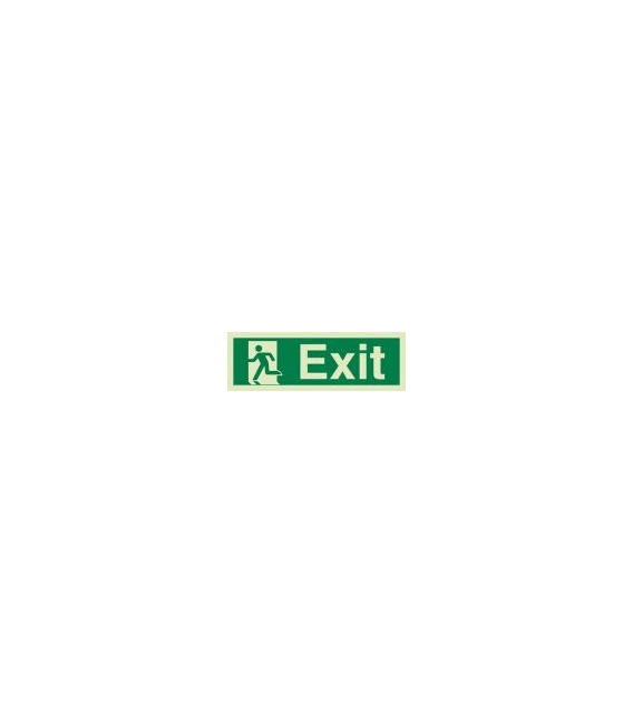 4375 Exit + Running man symbol on left 