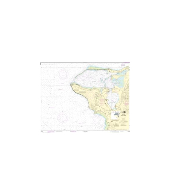 NOAA Chart 81054 Mariana Islands Apra Harbor, Guam