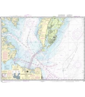 NOAA Chart 12221 Chesapeake Bay Entrance