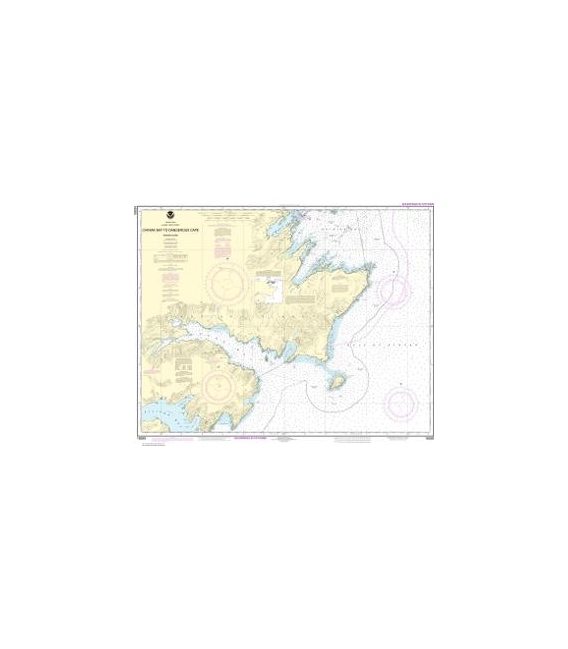 NOAA Chart 16593 Chiniak Bay to Dangerous Cape