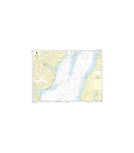 NOAA Chart 16661 Cook Inlet-Anchor Point to Kalgin Island - Ninilchik Harbor