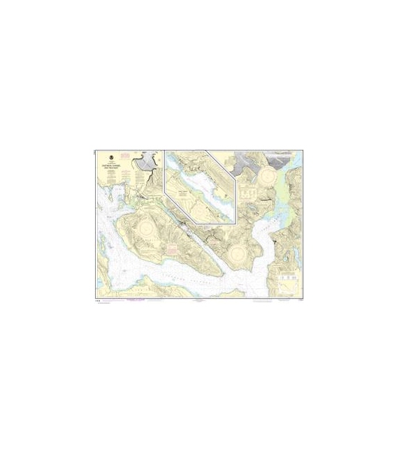 NOAA Chart 17315 Gastineau Channel and Taku Inlet - Juneau Harbor