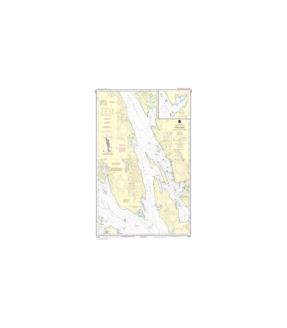 NOAA Chart 17316 Lynn Canal-Icy Str. to Point Sherman - Funter Bay - Chatham Strait