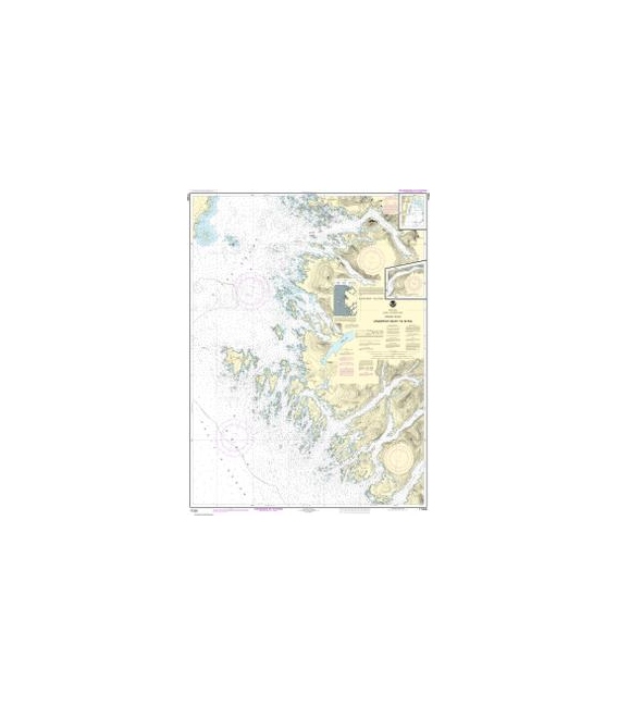 NOAA Chart 17326 Crawfish Inlet to Sitka, Baranof I. - Sawmill Cove