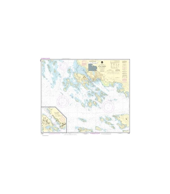 NOAA Chart 17327 Sitka Harbor and approaches - Sitka Harbor
