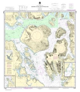 NOAA Chart 17382 Zarembo Island and approaches - Burnett Inlet, Etolin Island - Steamer Bay