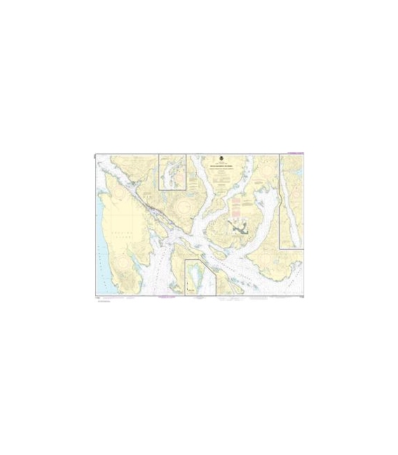 NOAA Chart 17428 Revillagigedo Channel, Nichols Passage, and Tongass Narrows - Seal Cove - Ward Cove