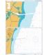 British Admiralty Indian Nautical Chart IN3034 Approaches to Krishnapatnam