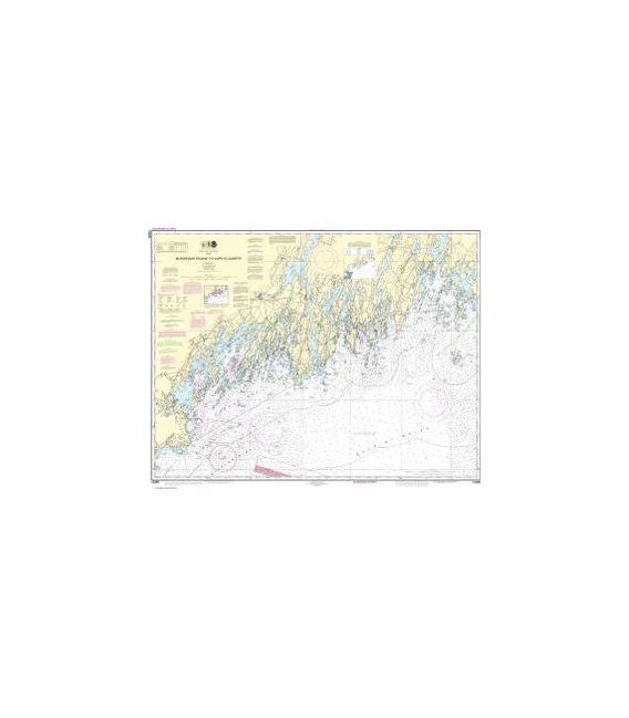NOAA Chart 13288 Monhegan Island to Cape Elizabeth