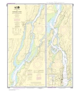 NOAA Chart 13298 Kennebec River Bath to Courthouse Point