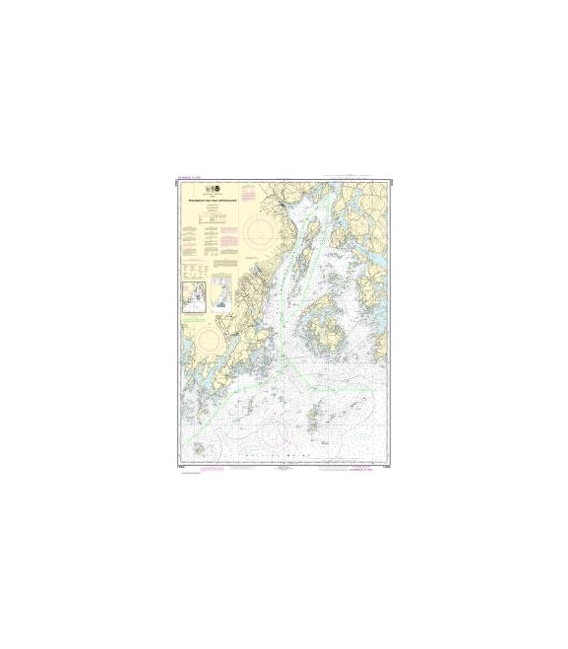 NOAA Chart 13302 Penobscot Bay and Approaches