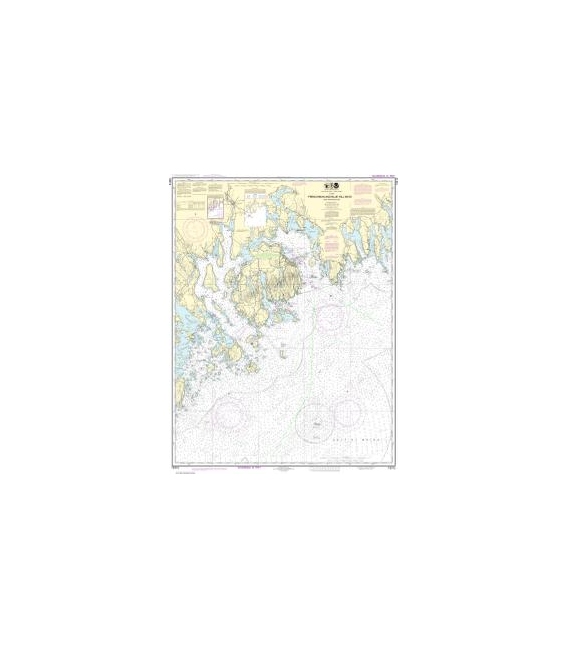 NOAA Chart 13312 Frenchman and Blue Hill Bays and Approaches