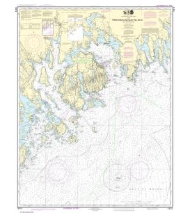 NOAA Chart 13312 Frenchman and Blue Hill Bays and Approaches