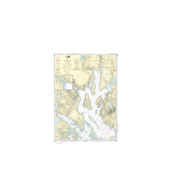 NOAA Chart 13316 Blue Hill Bay - Blue Hill Harbor