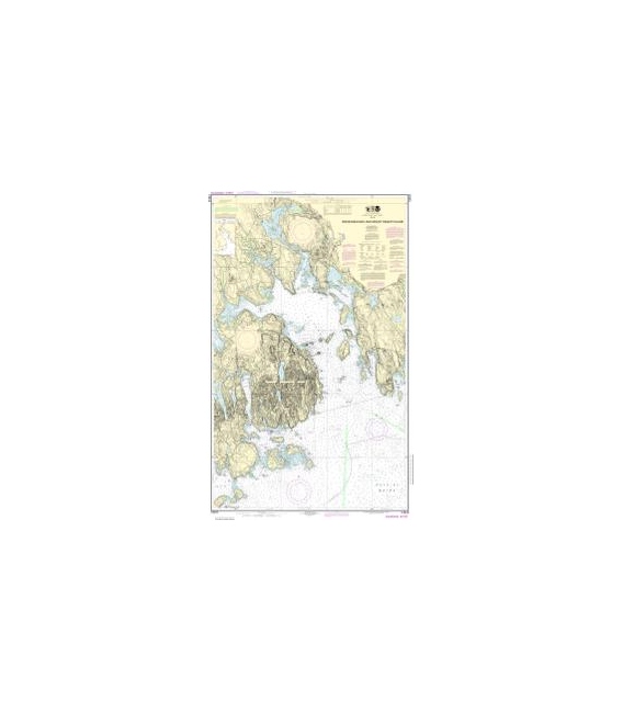 NOAA Chart 13318 Frenchman Bay and Mount Desert lsland