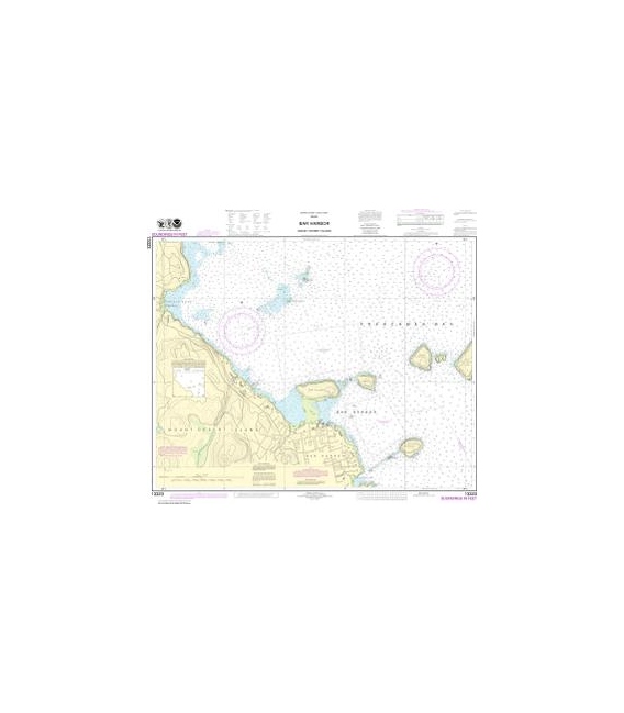 NOAA Chart 13323 Bar Harbor Mount Desert Island