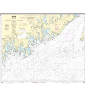 NOAA Chart 13325 Quaddy Narrows to Petit Manan lsland