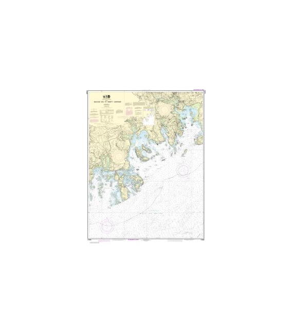 NOAA Chart 13326 Machias Bay to Tibbett Narrows