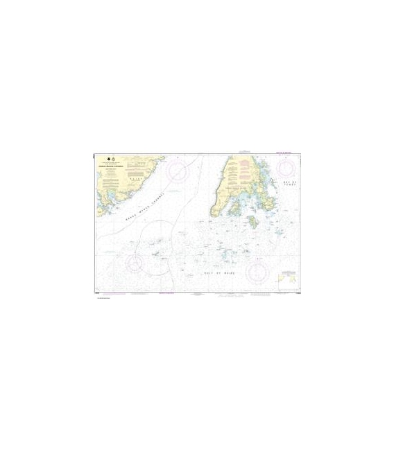 NOAA Chart 13392 Grand Manan Channel Southern Part
