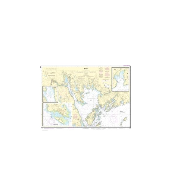 NOAA Chart 13398ÊPassamaquoddy Bay and St. Croix River - Beaver Harbor - Saint Andrews - Todds Point