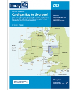 Imray Chart C52 Cardigan Bay to Liverpool