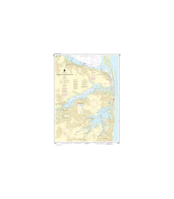 NOAA Chart 12325 Navesink And Shrewsbury Rivers