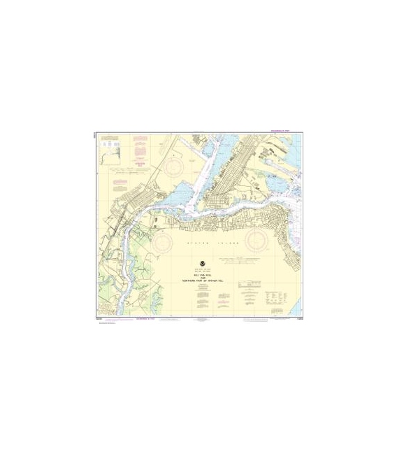 NOAA Chart 12333 Kill Van Kull and Northern Part of Arthur Kill