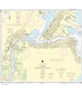 NOAA Chart 12333 Kill Van Kull and Northern Part of Arthur Kill