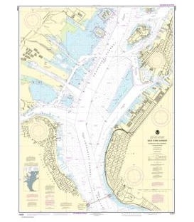 NOAA Chart 12334 New York Harbor Upper Bay and Narrows-Anchorage Chart