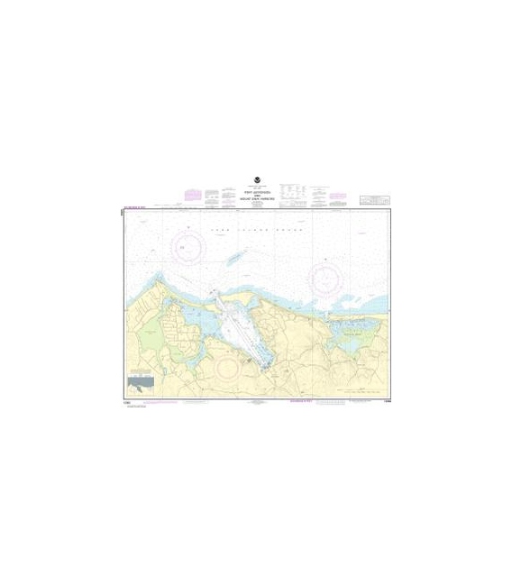 NOAA Chart 12362 Port Jefferson and Mount Sinai Harbors