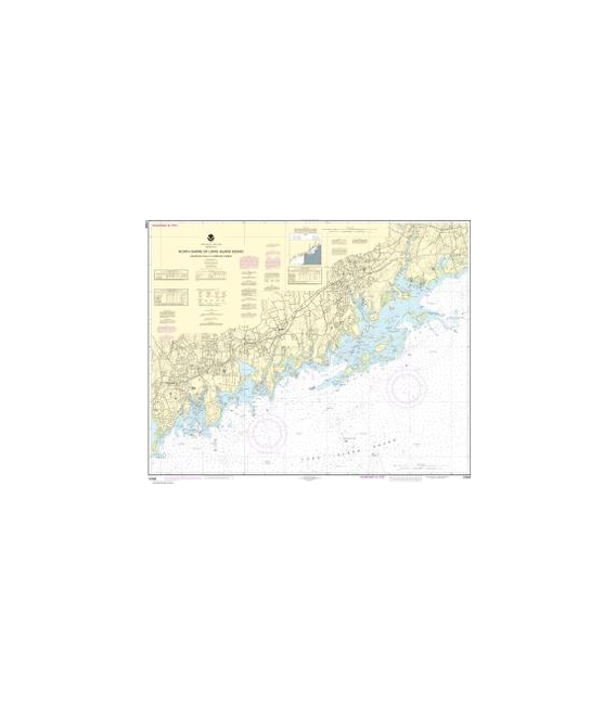 NOAA Chart 12368 North Shore of Long Island Sound Sherwood Point to Stamford Harbor