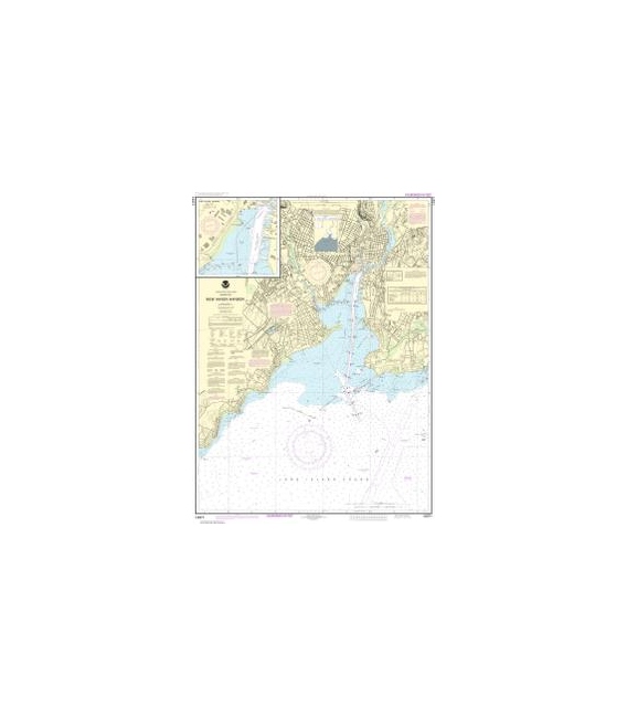 NOAA Chart 12371 New Haven Harbor - New Haven Harbor (Inset)