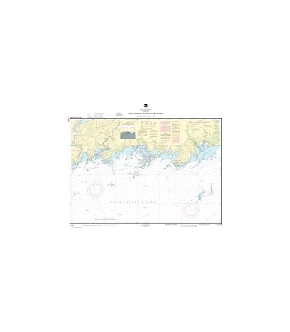 NOAA Chart 12373 North Shore of Long Island Sound Guilford Harbor to Farm River