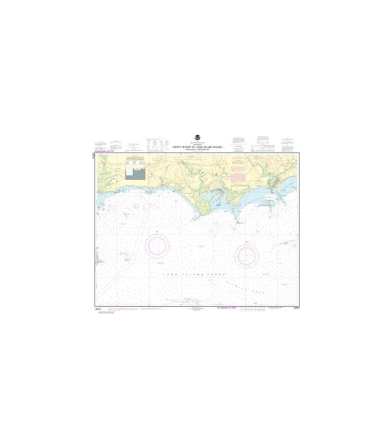 NOAA Chart 12374 North Shore of Long Island Sound Duck Island to Madison Reef
