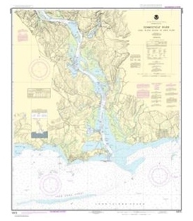 NOAA Chart 12375 Connecticut River Long lsland Sound to Deep River