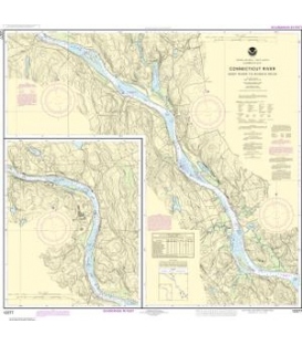 NOAA Chart 12377 Connecticut River Deep River to Bodkin Rock