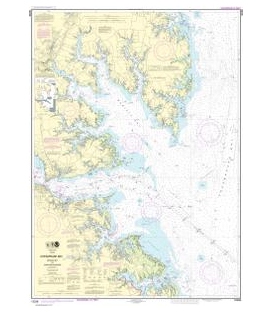 NOAA Chart 12238 Chesapeake Bay Mobjack Bay and York River Entrance