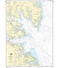 NOAA Chart 12238 Chesapeake Bay Mobjack Bay and York River Entrance
