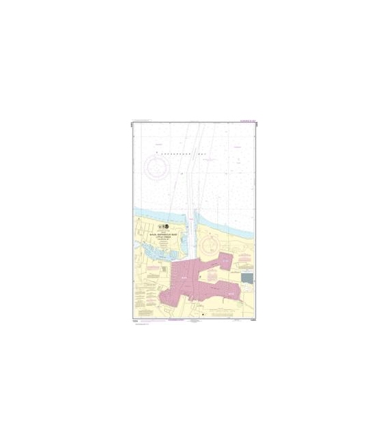 NOAA Chart 12255 Little Creek Naval Amphibious Base