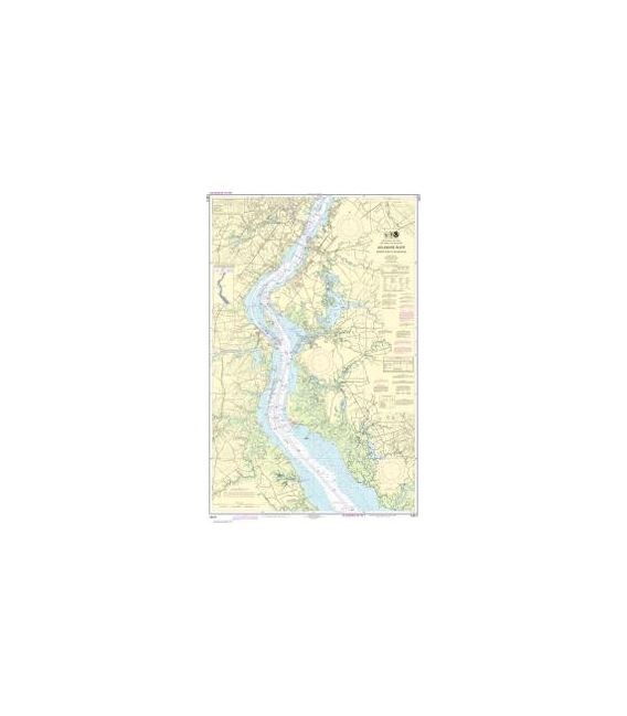 NOAA Chart 12311 Delaware River Smyrna River to Wilmington