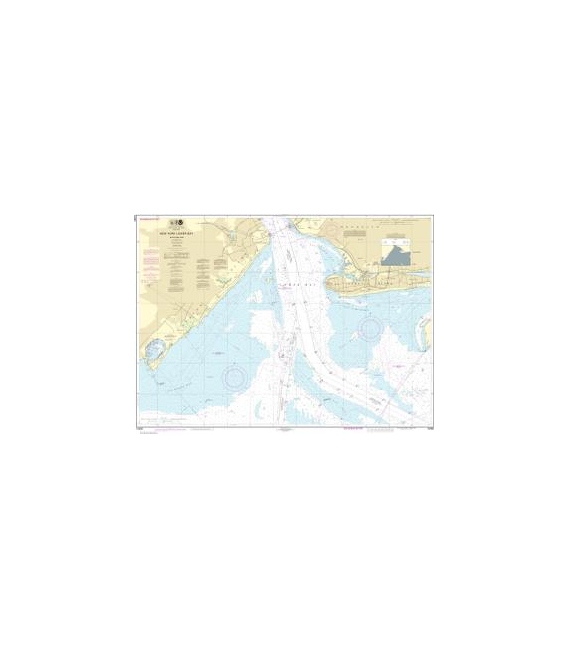 NOAA Chart 12402 New York Lower Bay Northern Part