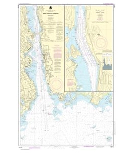 NOAA Chart 13213 New London Harbor and vicinity - Bailey Point to Smith Cove