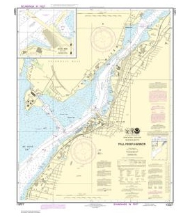 NOAA Chart 13227 Fall River Harbor - State Pier