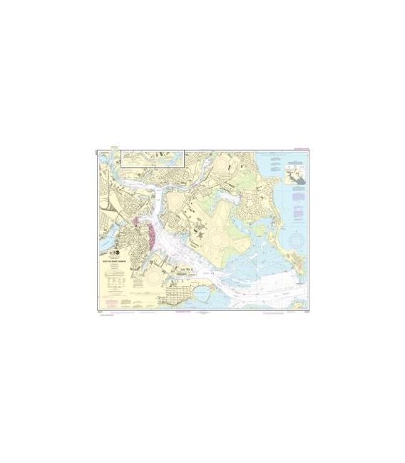 NOAA Chart 13272 Boston Inner Harbor