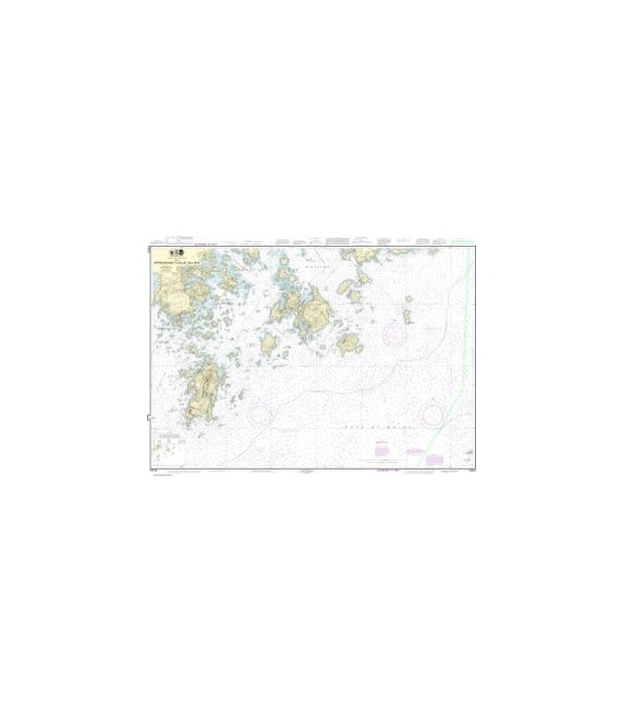 NOAA Chart 13313 Approaches to Blue Hill Bay