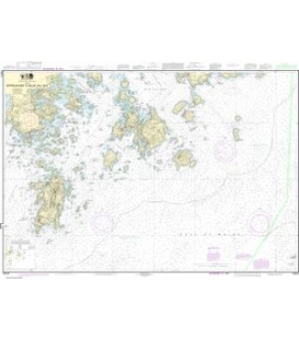 NOAA Chart 13313 Approaches to Blue Hill Bay