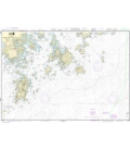 NOAA Chart 13313 Approaches to Blue Hill Bay