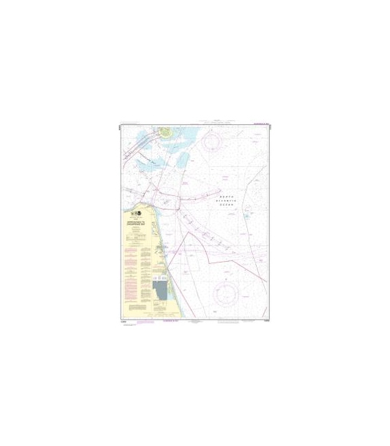 NOAA Chart 12208 Approaches to Chesapeake Bay