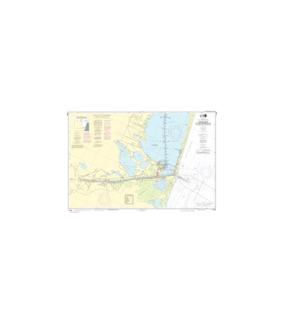 NOAA Chart 11302 Intracoastal Waterway Stover Point to Port Brownsville, including Brazos Santiago Pass