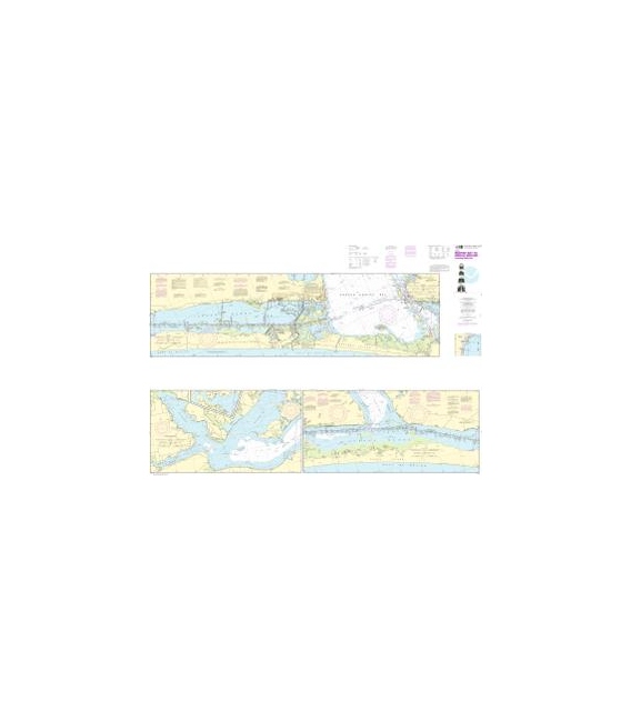 NOAA Chart 11308 Intracoastal Waterway Redfish Bay to Middle Ground